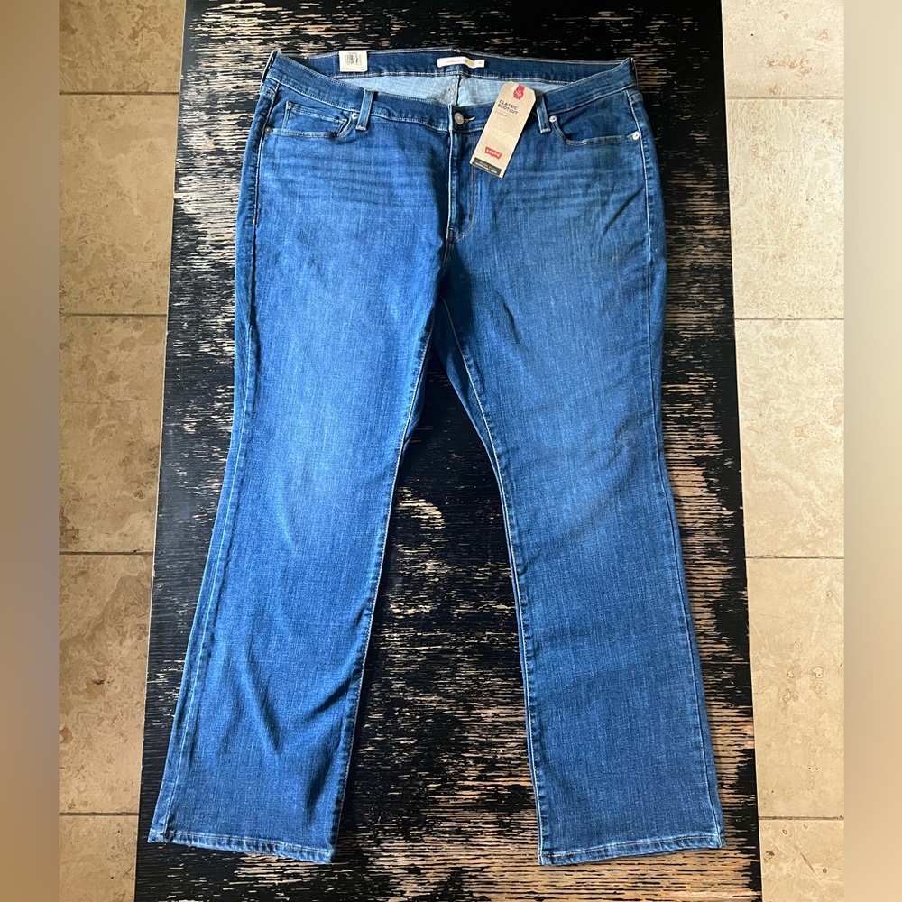LEVI'S CLASSIC BOOTCUT JEANS 22W MID RISE